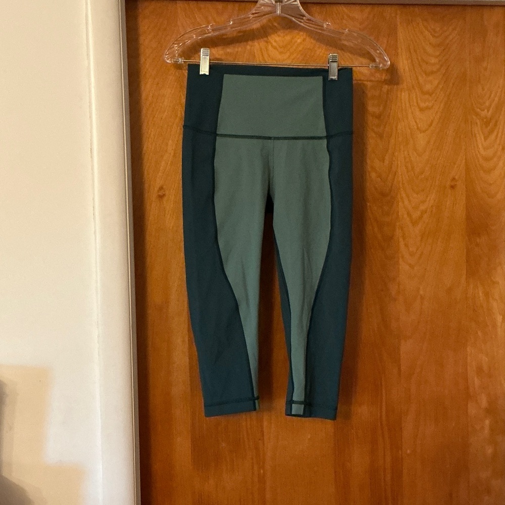 Lululemon Athletica Two Tone Green Leggings